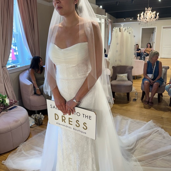 Overskirt 25-P109 and Veil 25-P09